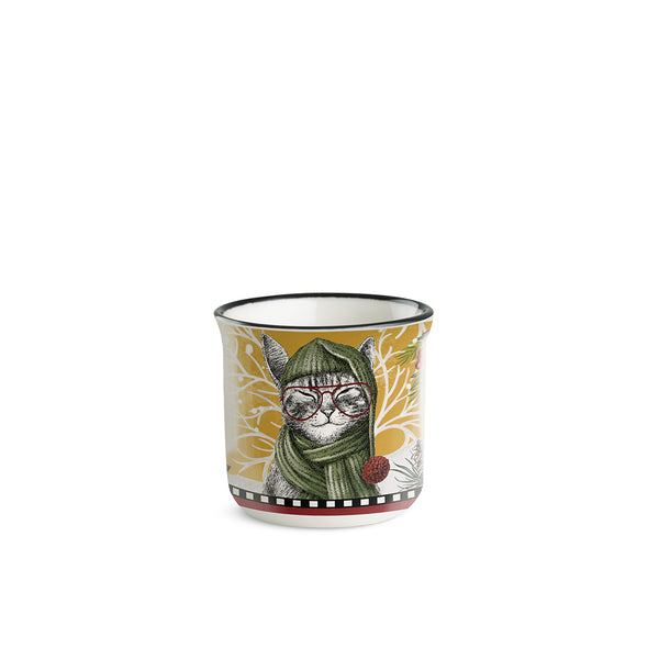 Bicchierino Natale Gatto Ml 90