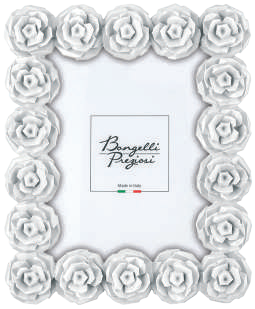 PORTA FOTO ROSE BIANCO INT 6X9