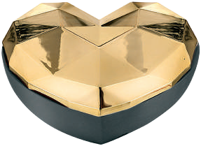 SCATOLA CUORI DESIGN 13X10