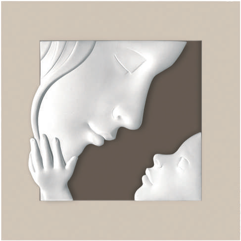 QUADRO MATERNITA' 25X25