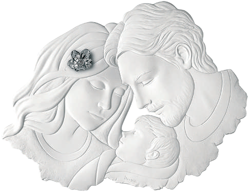 QUADRO BIANCO FAMIGLIA 23X17 FIORE