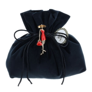 HERVIT SACCHETTO VELLUTO 15X7X16CM