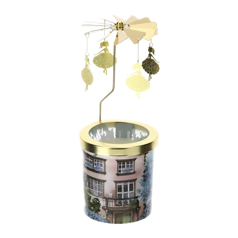 HERVIT CANDELA COTTAGE PROF.OUD 8X9CM 200G ROSA