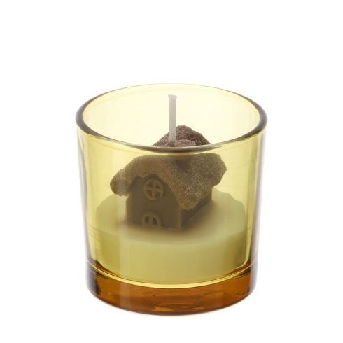 HERVIT CANDELA CASETTA MARRON 5CM PROF.OUD