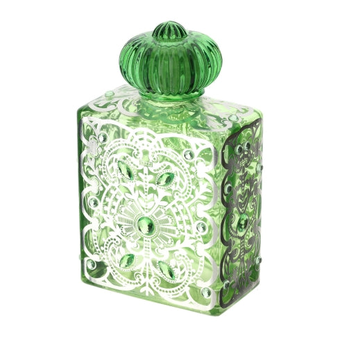 HERVIT BOTTIGLIA VETRO BISANZIO 10,5X6XH17,5CM