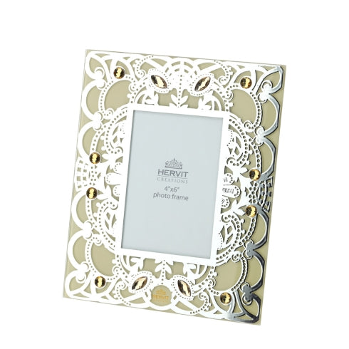 HERVIT CORNICE VETRO BYZANTIUM GIALLA 18X22CM