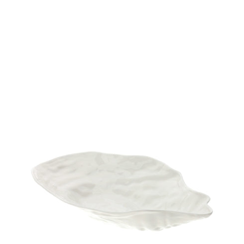 HERVIT CIOTOLA PORCELLANA OYSTER 28,5X17XH6CM