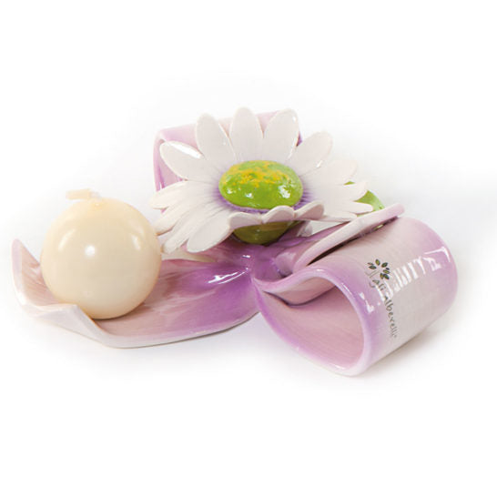 FIOCCO DI COLORE LILLA – PORTACANDELA