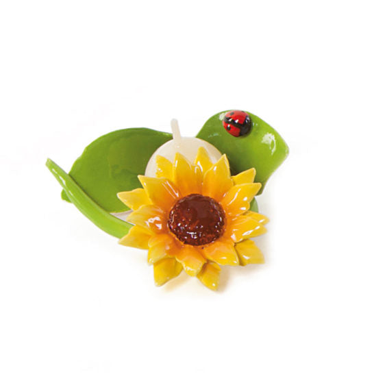 PORTACANDELA FIORE GIRASOLE