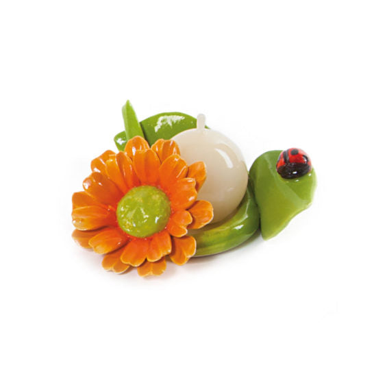 PORTACANDELA FIORE GERBERA