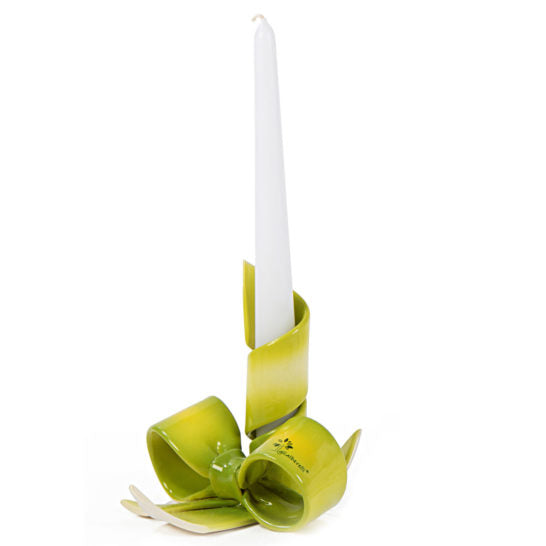 PORTACANDELA A FASCIA VERDE