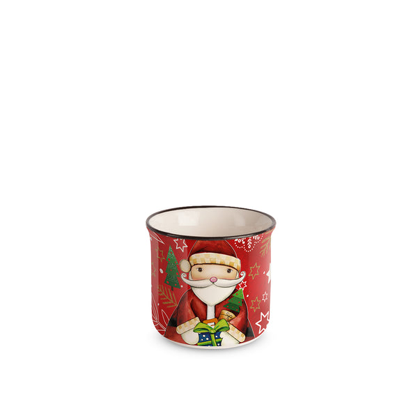 Bicchierino Natale Babbo Natale ML 90