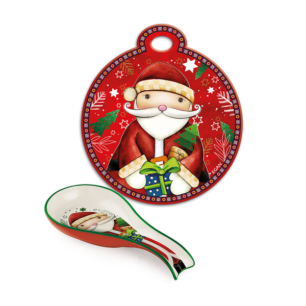 Set Sottopentola e Poggiamestolo Natale Babbo Natale
