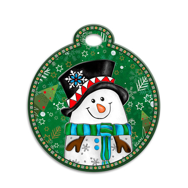 Sottopentola Natale Pupazzo di neve 17X19