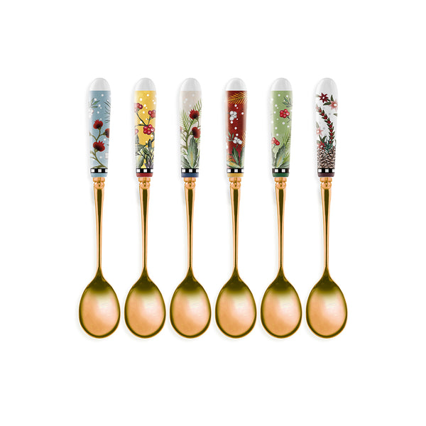 Set 6 Cucchiaini Natale