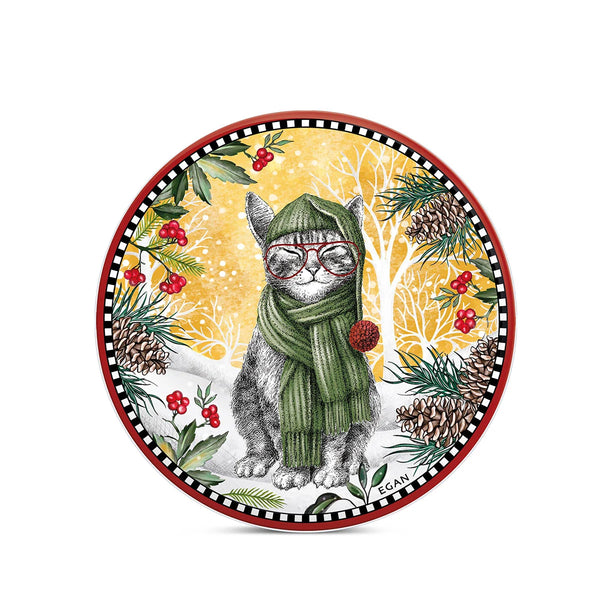 Sottopentola Natale Gatto D.16