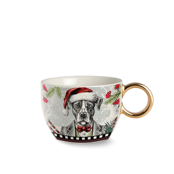 Tazza Colazione Natale Cane Ml 530