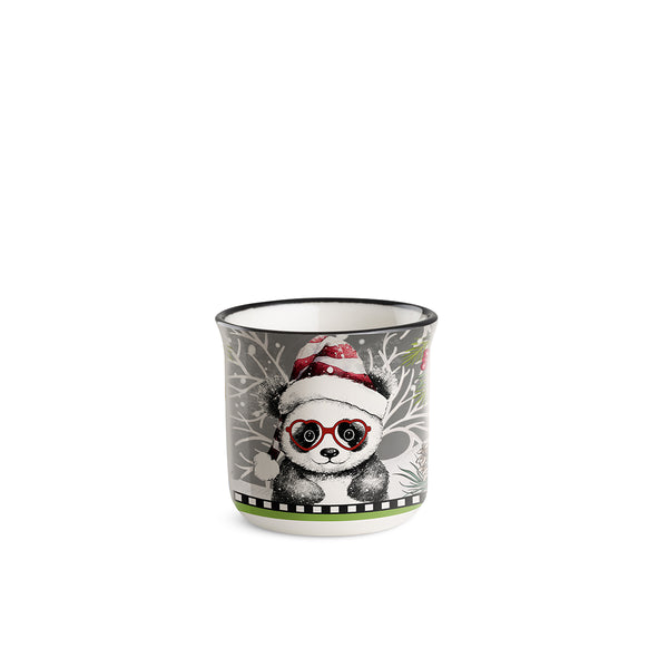 Bicchierino Natale Panda Ml 90