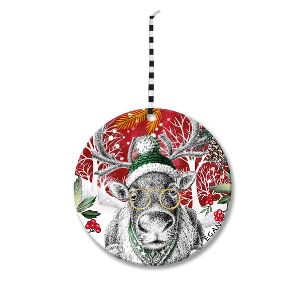 Pendaglio Natale Renna D.7