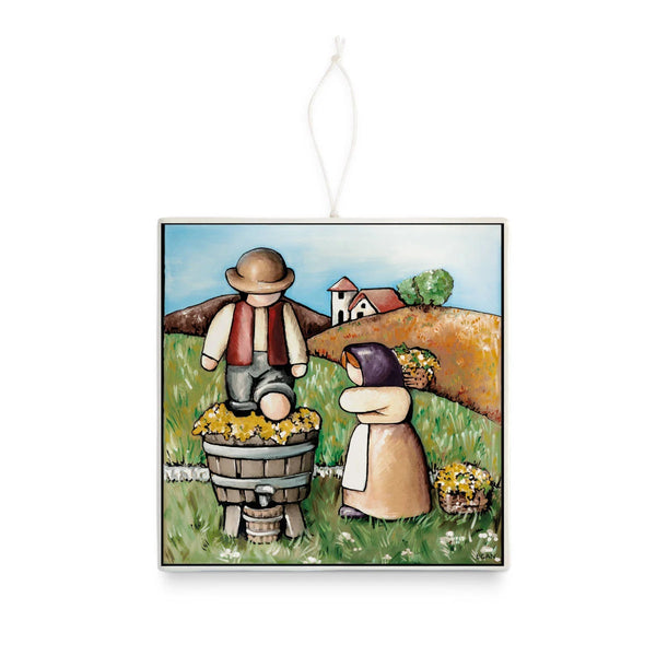 Formella Quattro Stagioni Autunno 21X21