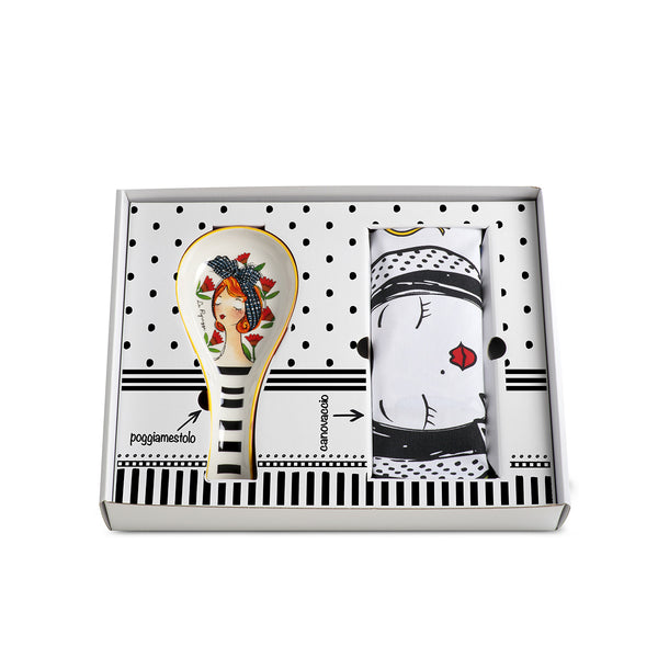Set Canovaccio e Poggiamestolo Le Pupazze