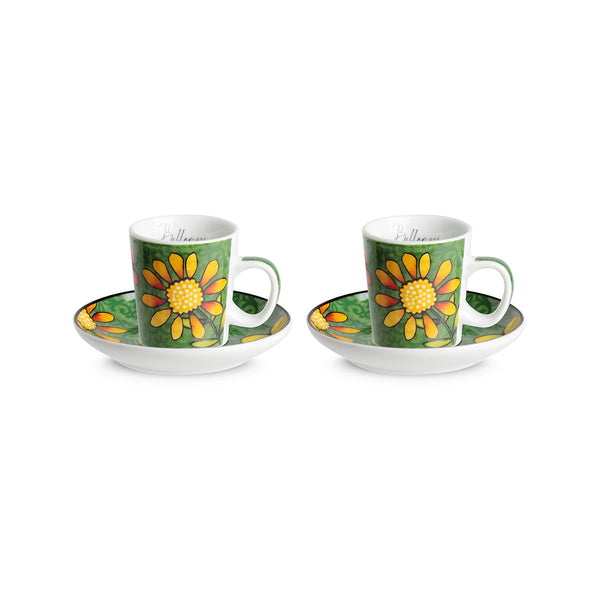 Set 2 tazze caffè Bellamore Verde ML 100