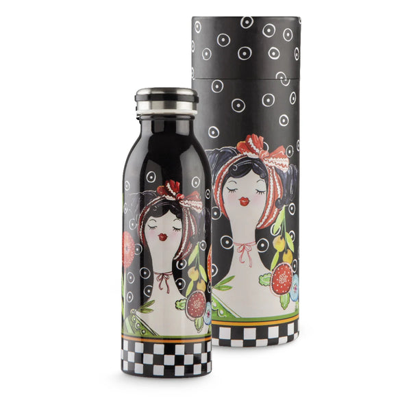 Bottiglia termica Le Pupazze Nera ML.500