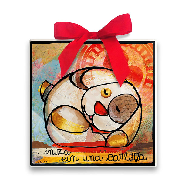 Formella Migliore Amico Cane 23X20