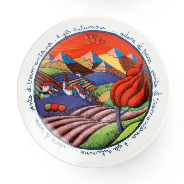 Piatto da parete ICALISTINI autunno