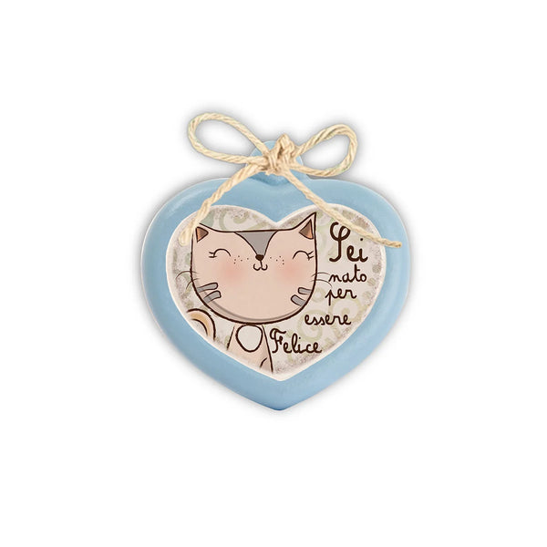 Mini Formella Pensieri&Parole Cuore “Felice” 6X7