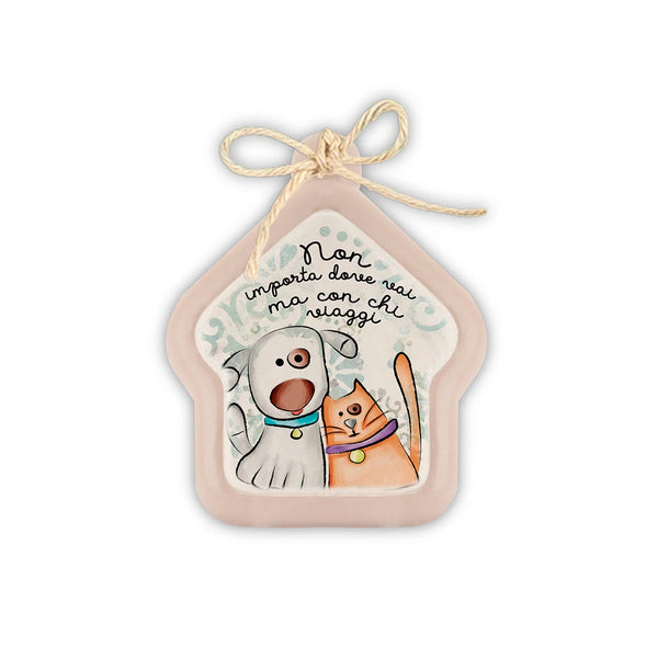 Mini Formella Pensieri&Parole Casa “Viaggiare” 11,5X10