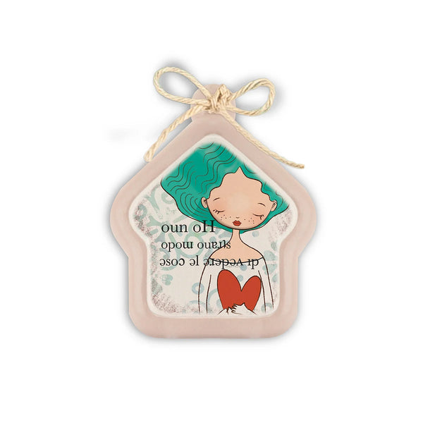 Mini Formella Pensieri&Parole Casa “Sottosopra” 6X7