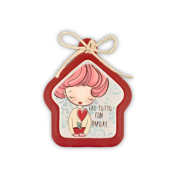 Mini Formella Pensieri&Parole Casa “Love” 6X7
