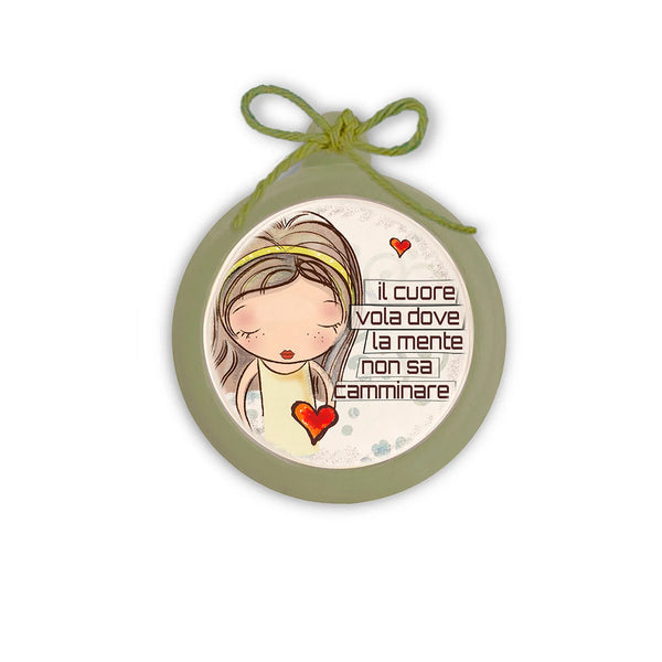 Mini Formella Pensieri&Parole Tonda “Cammino” 6X7