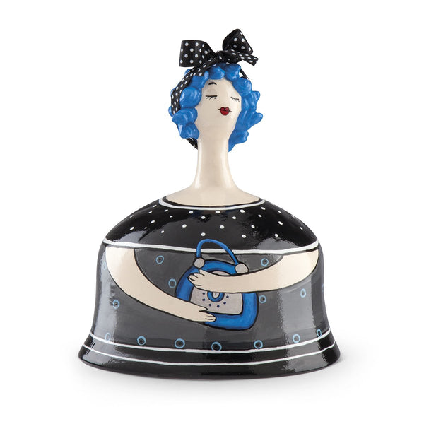 Salvadanaio Le Pupazze Nero con Borsa