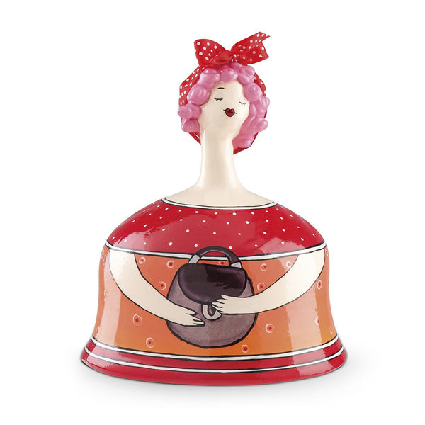 Salvadanaio Le Pupazze Rosso con Borsa