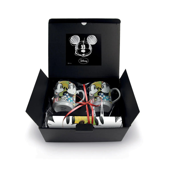 Set 2 Mug Impilabili Mickey con 2 Tovagliette