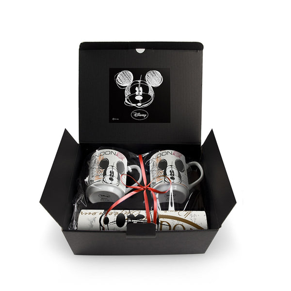 Set 2 Mug Impilabili London con Tovagliette