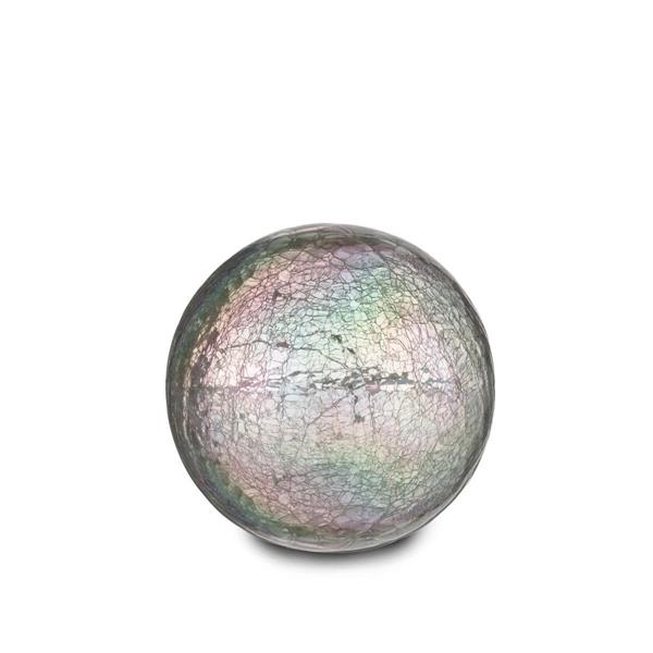 SFERA LED BIANCO IRIDESCENTE CM Ø18 H16,5