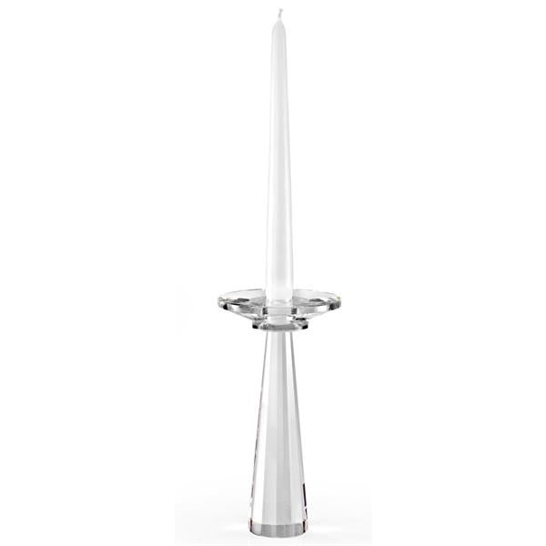 PORTA CANDELA CRISTALLO GRANDE CM.Ø10,7 X H21
