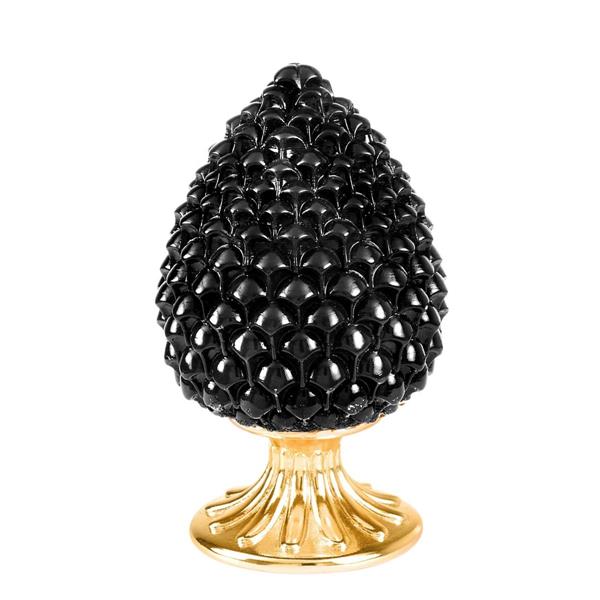 PIGNA NERA BASE ORO CM. Ø7,5 H13