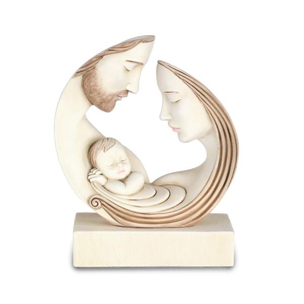 SACRA FAMIGLIA BICOLOR BASE BICOLOR CM.13 H16,5