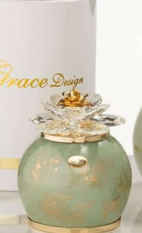 Lampada led media raffinata ed elegante decoro fiore