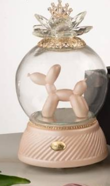 Grace Design carillon  palloncino cane color salmone