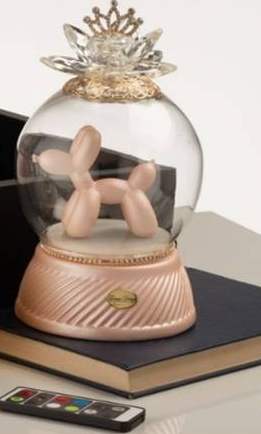 Grace Design campana grande palloncino cane color salmone