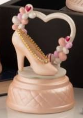 Grace Design scarpetta principessa lampada luci led cuore decoro palloncini colorati