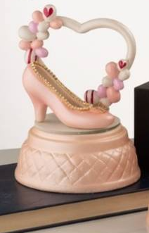 Grace Design scarpetta principessa grande lampada led cuore decoro palloncini colorati