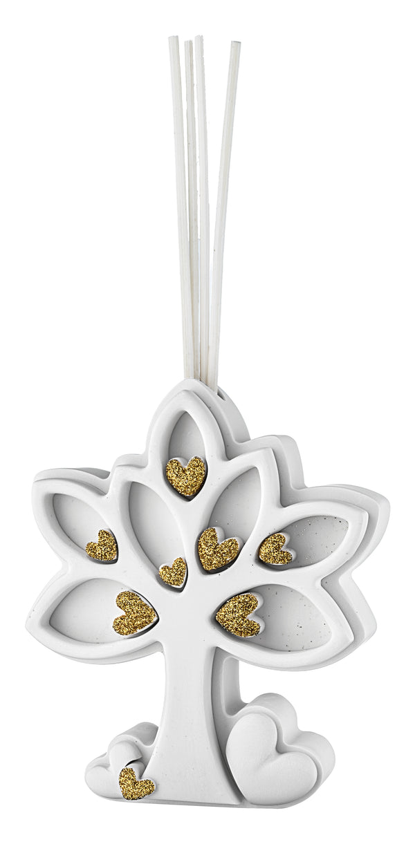 PROFUMATORE ALBERO GLITTER ORO