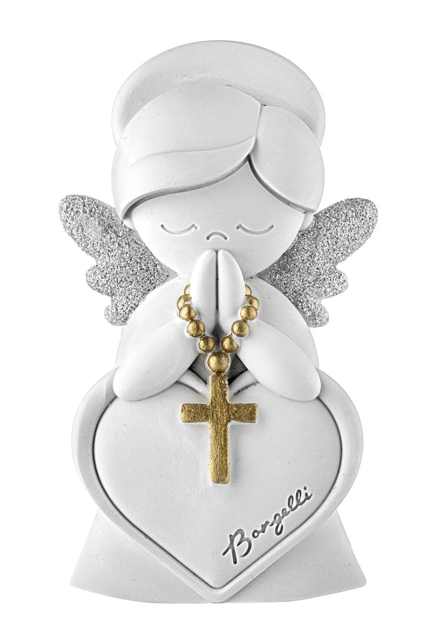 PLACCA ANGELO CROCE GLITTER ARG BONGELLI