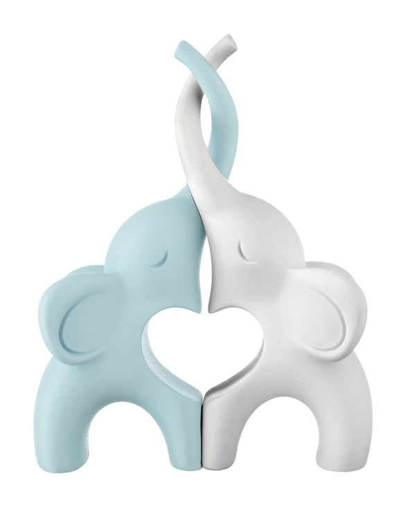 COPPIA ELEFANTINI CELESTE BONGELLI